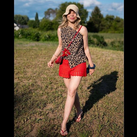 ZARA Crossbody Bag with Flower Charm NWT - Picture 5 of 14